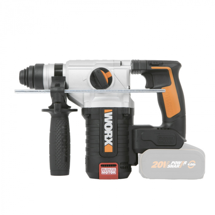 WORX WX380.9 - Aku vrtací kladivo 20V - bez akumulátoru - Powershare