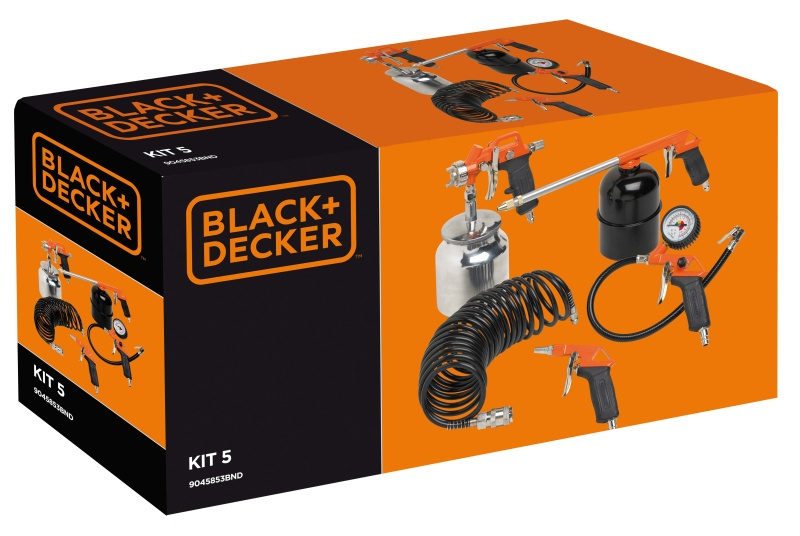 Stříkací sada Black & Decker - spodní nádobka, 5ks