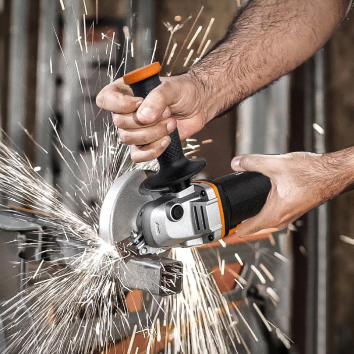 WORX WX800.9 - Aku úhlová bruska 20V, 115 mm - bez akumulátoru - Powershare
