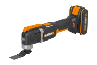 WORX WX696 - Aku multifunkční obrážečka 20V, Sonicrafter, 1x2.0Ah - Powershare