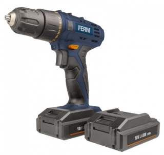 FERM CDM1120 - Aku Li-ion vrtačka 18V - 1,5Ah - 2 baterie